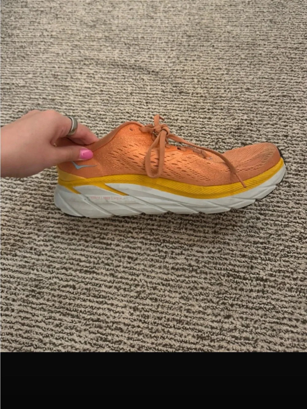 Hoka One One breathable mesh